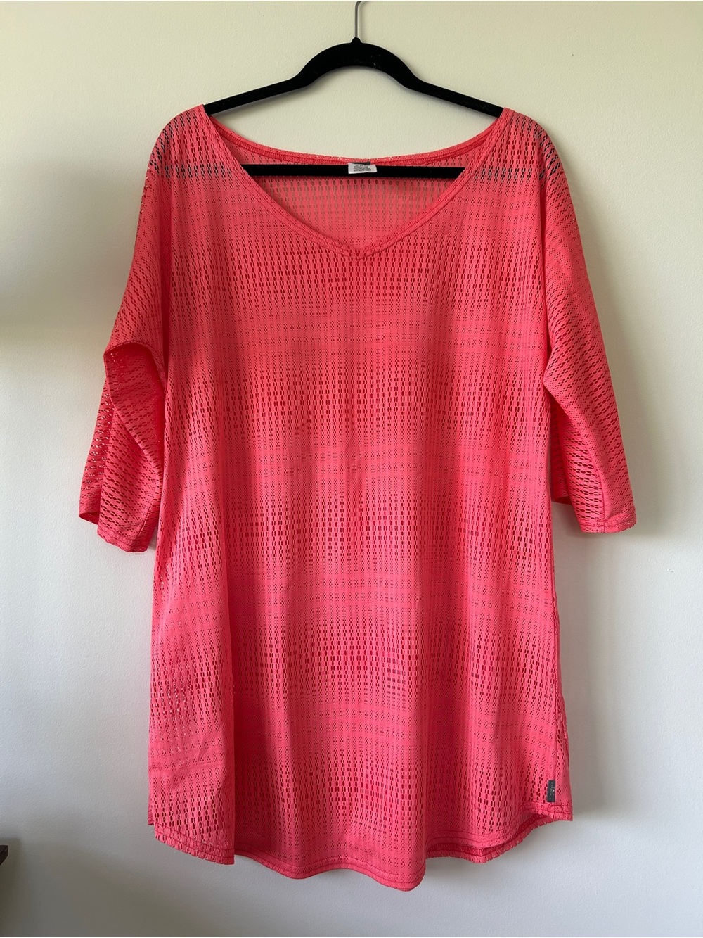 O'Neill Coral Pink Mesh Swim Cover-Up